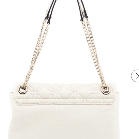 Kate Spade Cream Quilted Leather Astor Court Cynthia Shoulder Bag - Picture 2 of 4